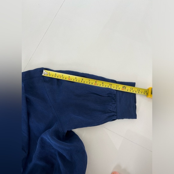 Polo Ralph Lauren shirt women’s Medium size tunic linen silk button up MSRP 198$ - Picture 8 of 9